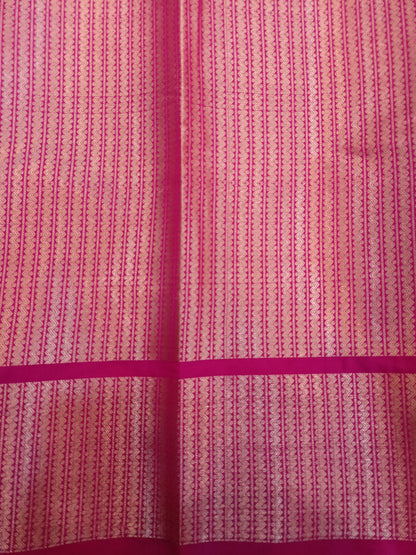 Pink Raw Mango Silk Saree