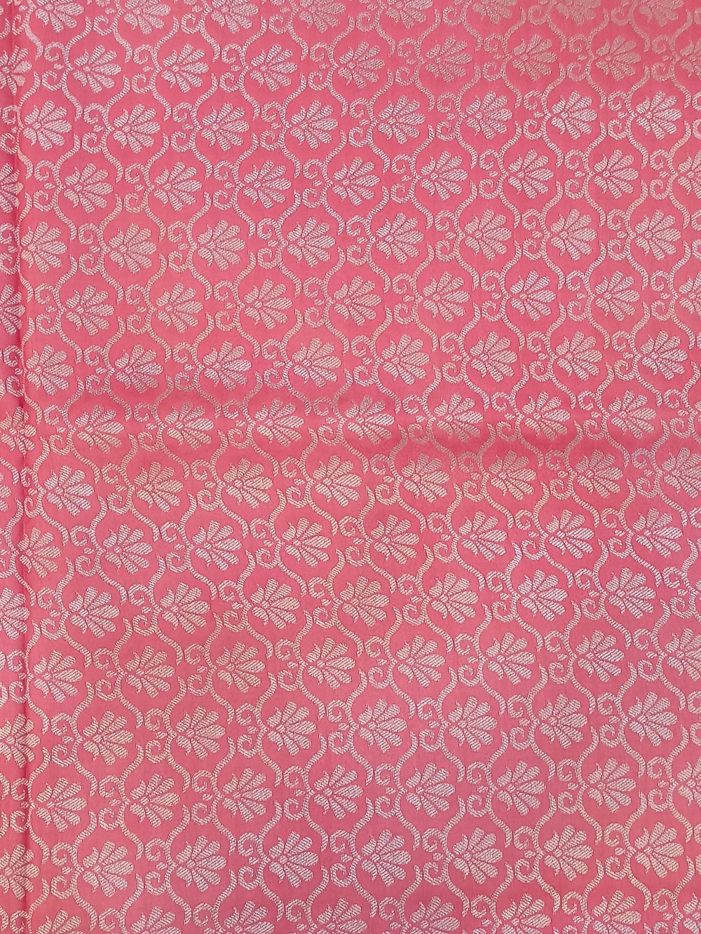 baby pink Banarasi saree