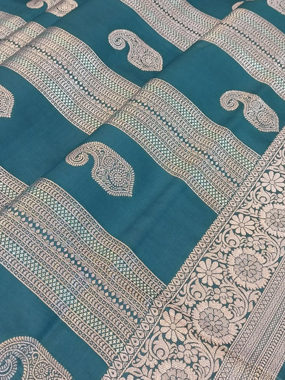 Lightweight Banarasi viscose georgette saree